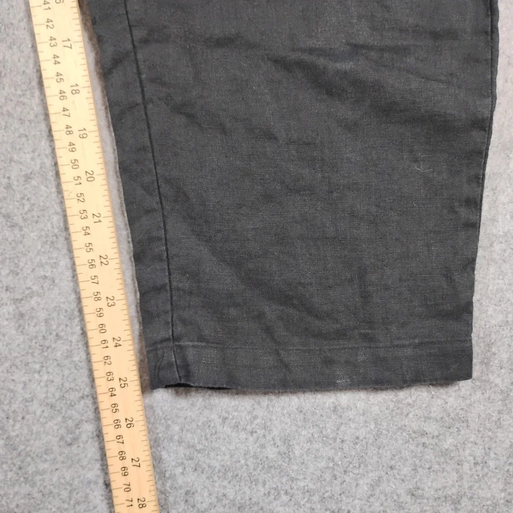 Quince European Linen Pants Women's S Elastic Waist Casual Lightweight Summer